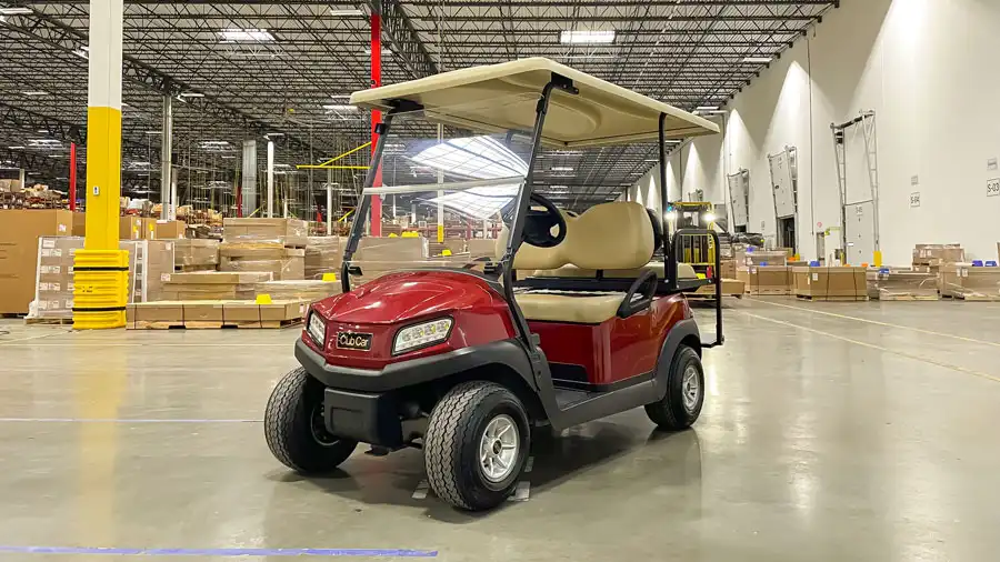 red used four passenger tempo golf cart for sale 900x506 1