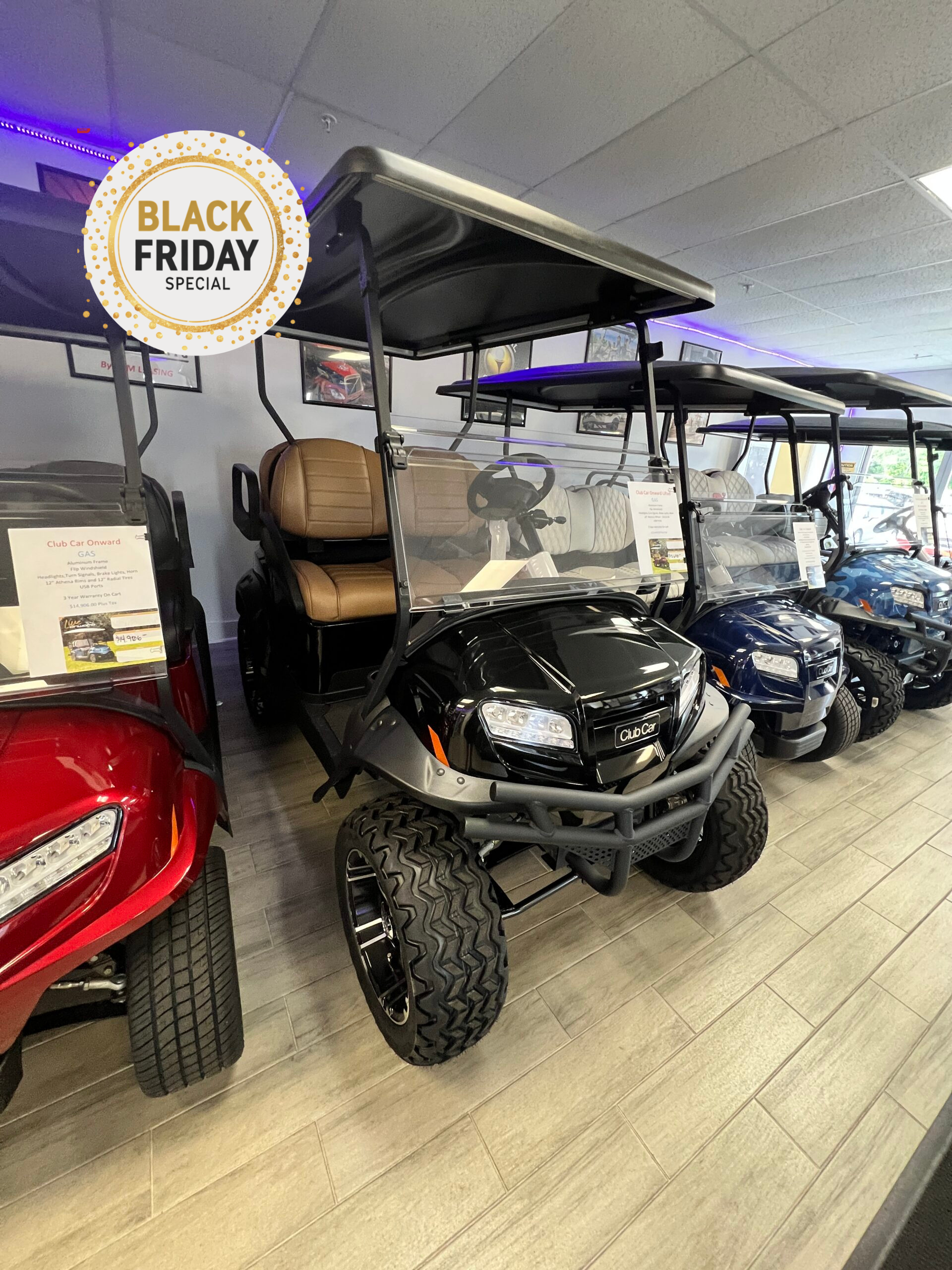 2026 Club Car Onward 4 Passenger Electric Lifted